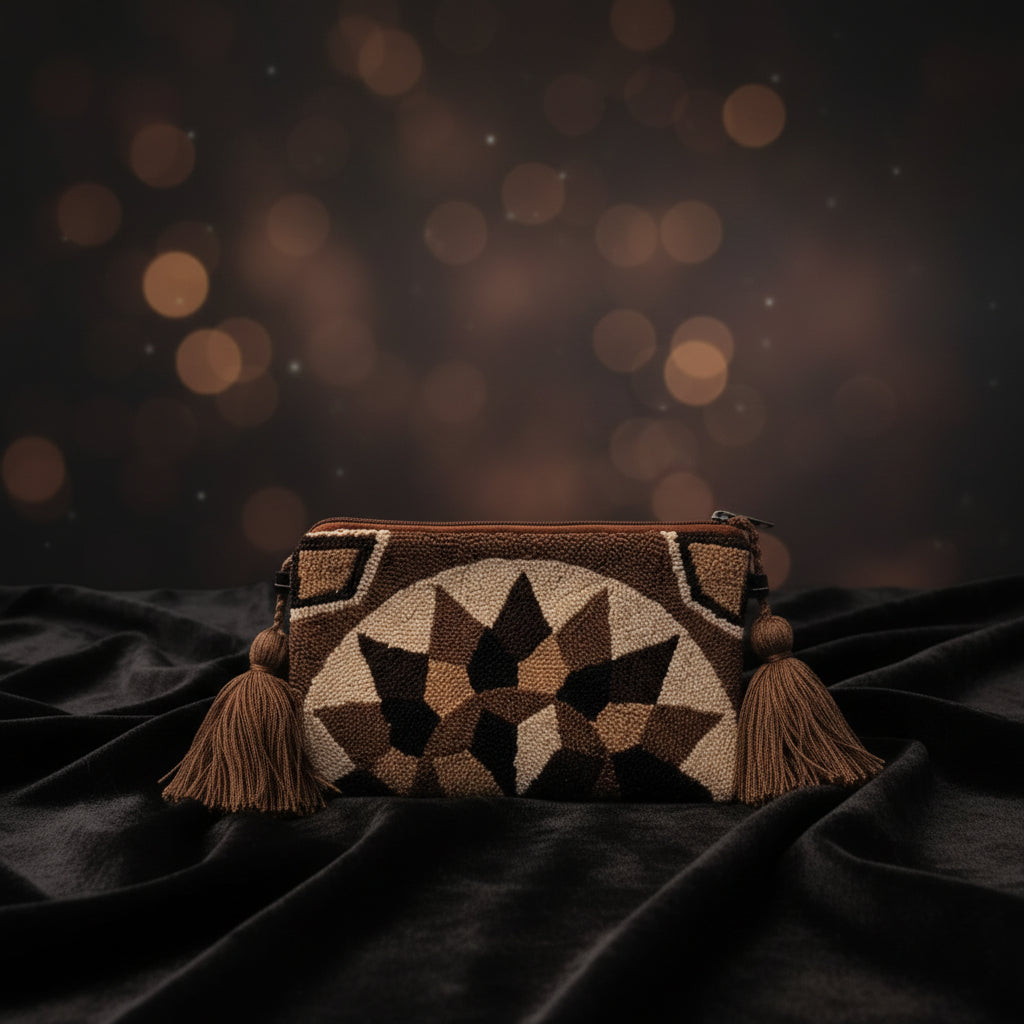 Bolso Artesanal Wayuu - Estilo crossbody (mediano)