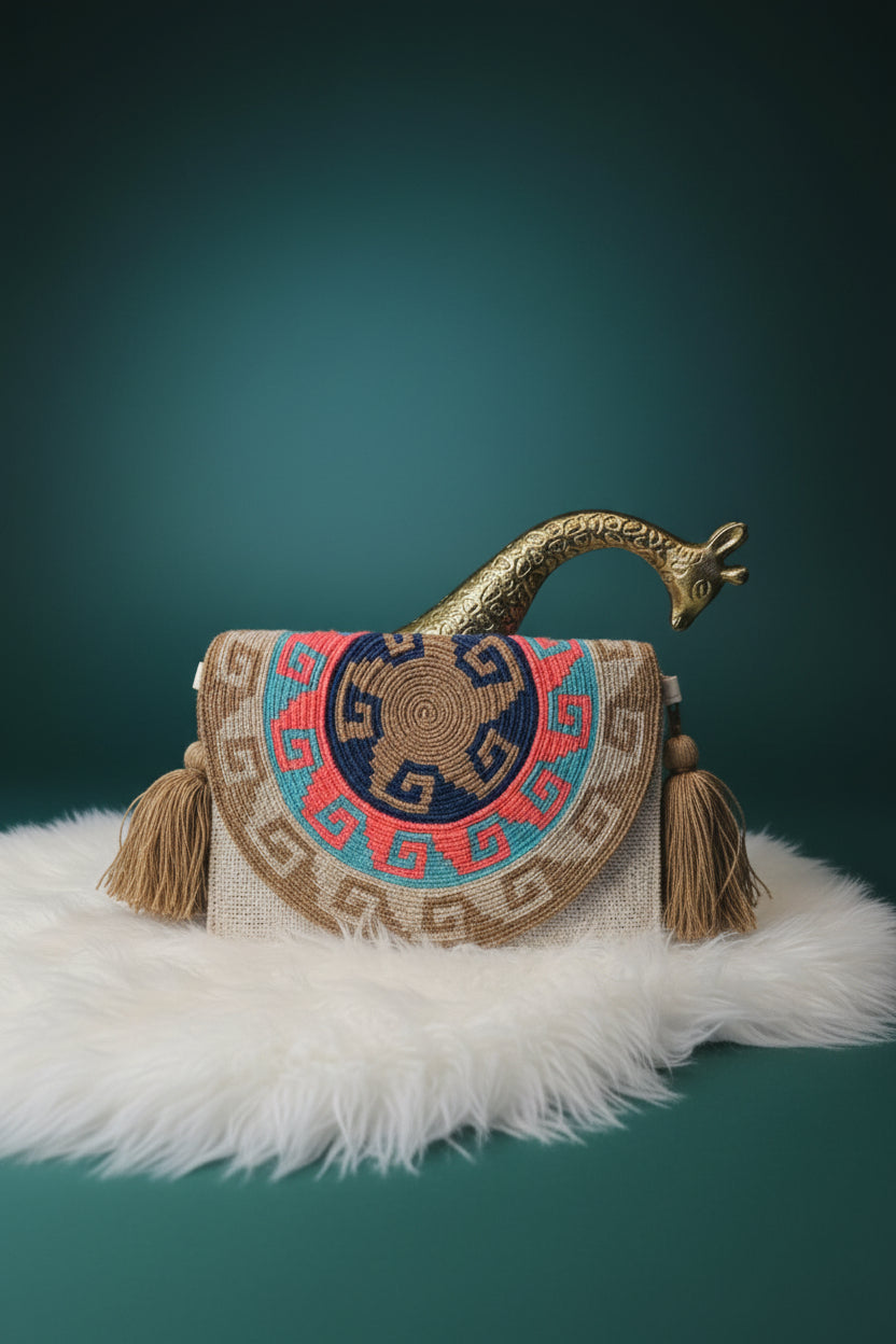 Bolso Artesanal Wayuu - Estilo sobre