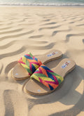 Sandalias Artesanales Wayuu - Estilo slide