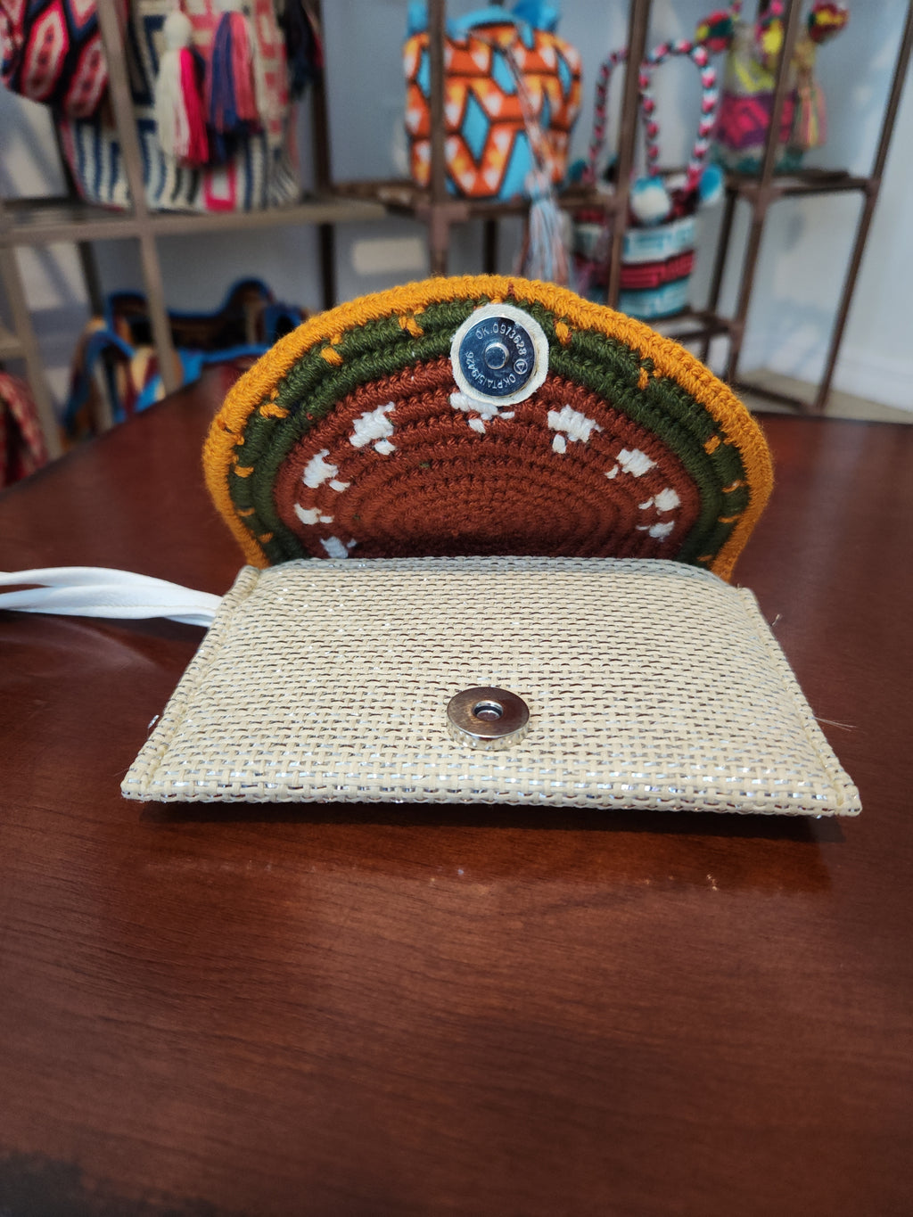 Sobre Monedero / Cartera de Mano Wayúu (Clutch o Wristlet) - 6"x4"