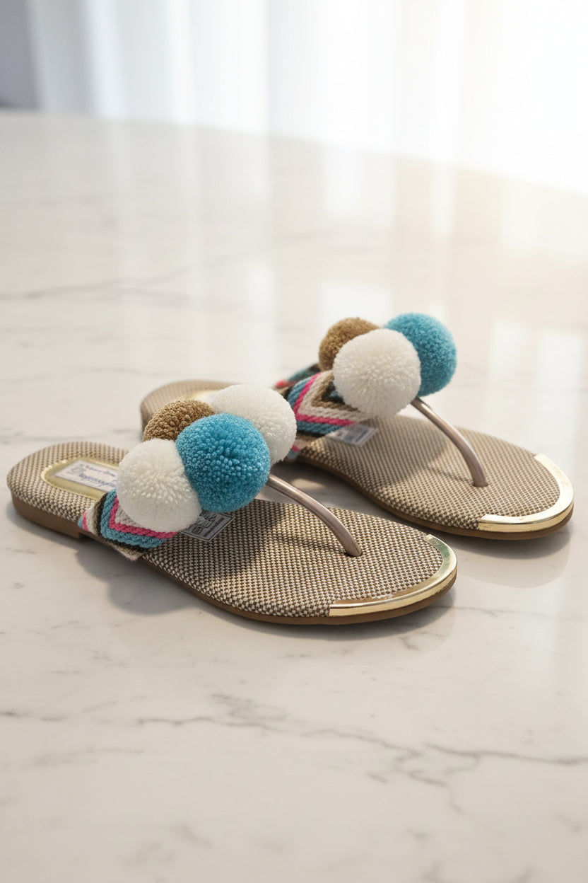 Sandalias Artesanales Wayuu - Estilo thong