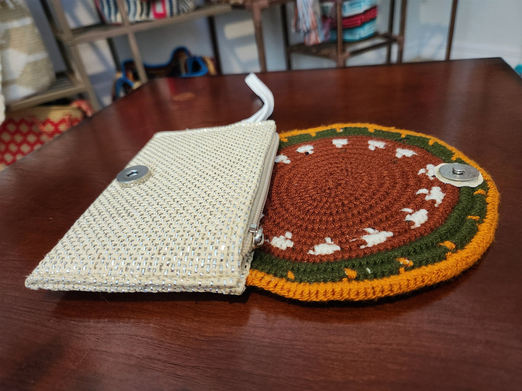 Sobre Monedero / Cartera de Mano Wayúu (Clutch o Wristlet) - 6"x4"